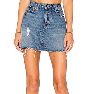 NWT GRFRND Eva Denim Mini Skirt